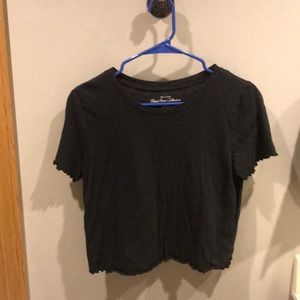 Black Crop Top